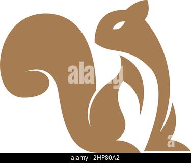 Squirrel logo vector - SuperStock