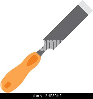 Icon Of Chisel Stock Vector