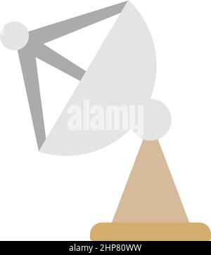 Satellite Antenna Icon Stock Vector