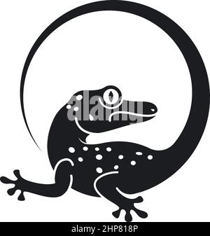 Gecko vector icon illustration design Stock Vector