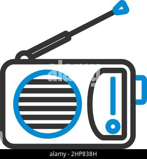 Radio Icon Stock Vector