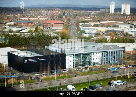 Aldridge UTC MediaCityUK is a University Technical College for students aged 14–18 at MediaCityUK Salford Quays Stock Photo