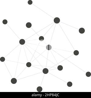 Connection Net Icon Stock Vector