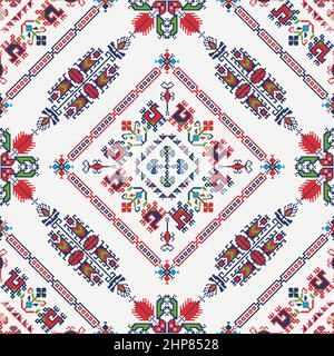 Bulgarian embroidery pattern 25 Stock Vector