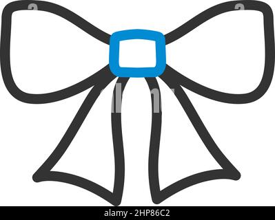 Party Bow Icon Stock Vector