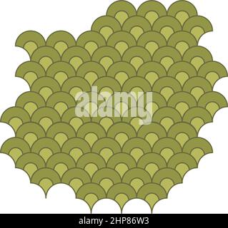 fish scales vector illustration design template Stock Vector