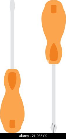 Icon Of Screwdriver Stock Vector