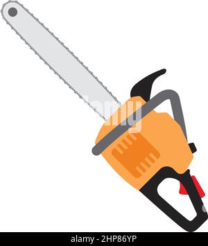 Icon Of Chain Saw Stock Vector