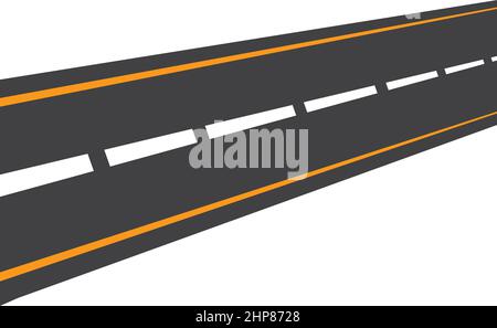 roadway vector illustration design template Stock Vector