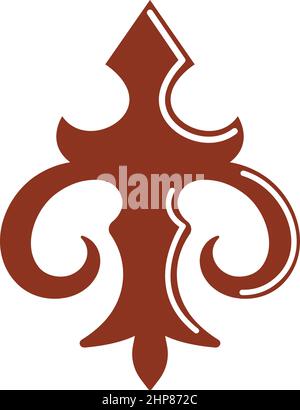 fleur de lis icon vector illustration design Stock Vector