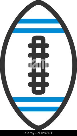 American Football Ball Icon Stock Vector