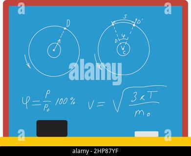 Icon Of Classroom Blackboard Stock Vector