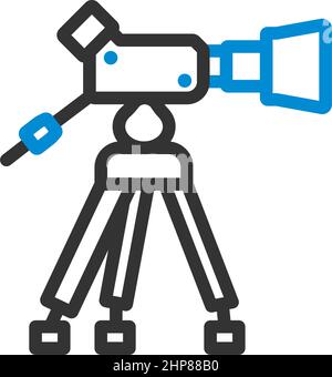 Movie Camera Icon Stock Vector