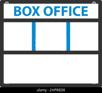 Box Office Icon Stock Vector