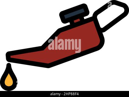 Oil Canister Icon Stock Vector