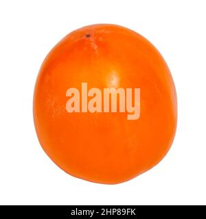 Sharon persimmon fruit tasty isolated on the white background Stock Photo