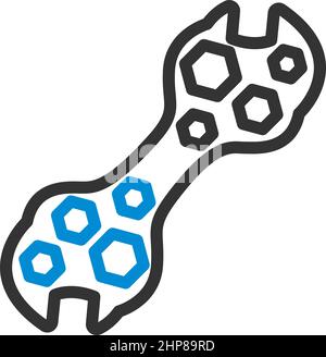 Bike Spanner Icon Stock Vector