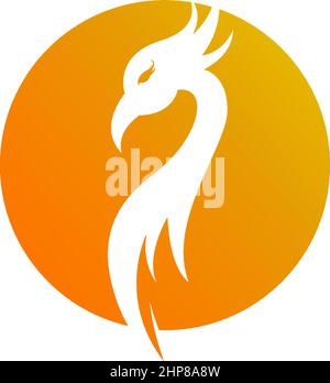 Phoenix logo icon design template vector Stock Vector