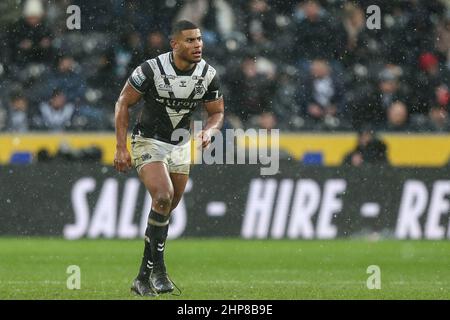 Joe Lovodua (14) of Hull FC during the game  in ,  on 2/19/2022. (Photo by David Greaves/News Images/Sipa USA) Stock Photo