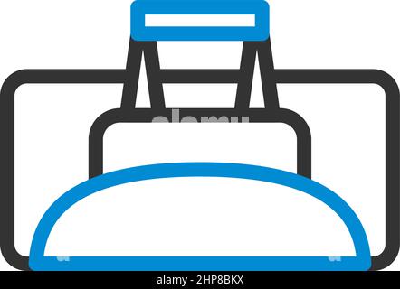 Icon Of Fitness Bag Stock Vector