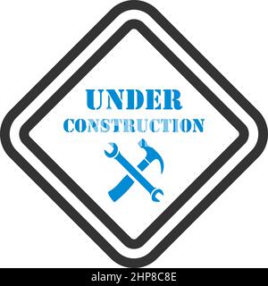 Icon Of Under Construction Stock Vector