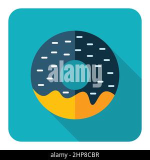 Donut vector icon. Fast food sign Stock Vector
