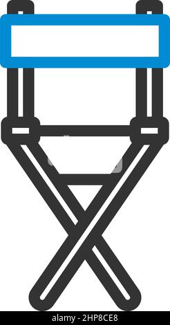 Director Chair Icon Stock Vector