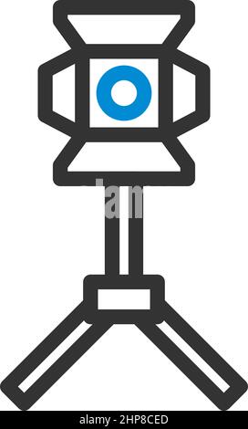 Stage Projector Icon Stock Vector