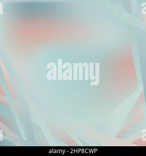 Abstract blur fluid shapes waves pattern, blurry wavy trendy background. Retro gradient texture graphic design vector template. Copy space poster layout flyer banner cover. Blue light pastel colors Stock Vector
