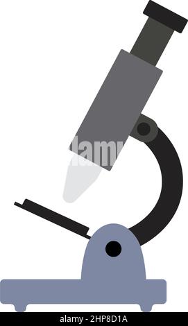Icon Of School Microscope Stock Vector