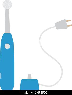 Electric Toothbrush Icon Stock Vector