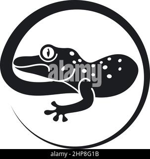 Gecko vector icon illustration design Stock Vector
