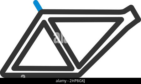 Bike Frame Icon Stock Vector