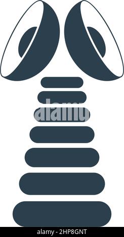 Signal icon flat design template vector Stock Vector