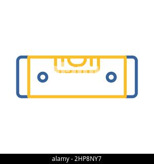 Bubble level vector flat icon. Construction, repair Stock Vector