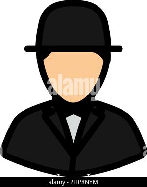 Detective Icon Stock Vector