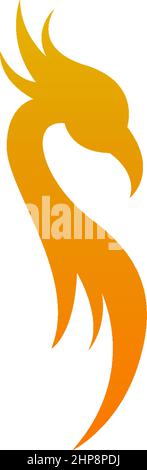 Phoenix logo icon design template vector Stock Vector