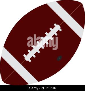 Icon Of American Football Ball Stock Vector