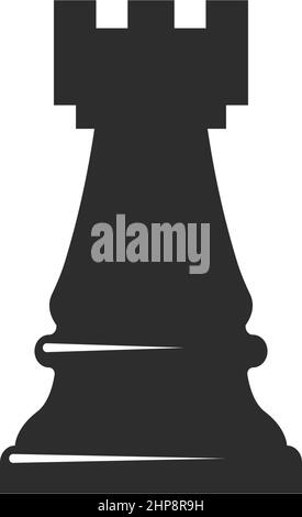 chess rook icon vector illustration design Stock Vector