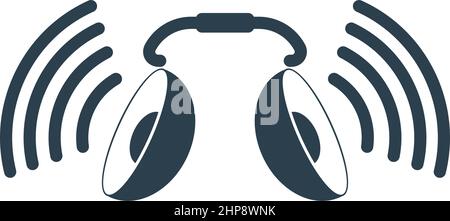 Signal icon flat design template vector Stock Vector