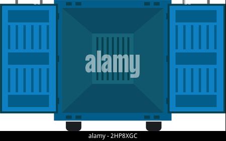 container truck icon vector illustration design Stock Vector