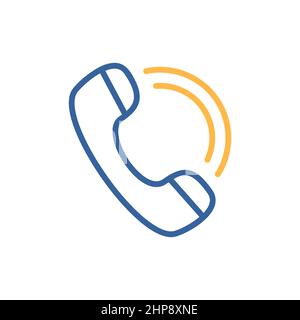 Phone handset vector icon. E-commerce sign Stock Vector