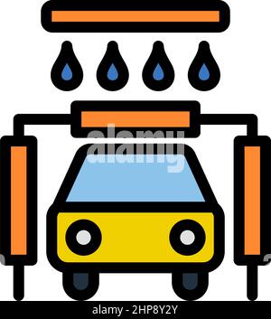 Car Wash Icon Stock Vector