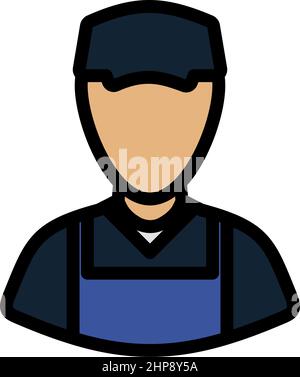 Car Mechanic Icon Stock Vector