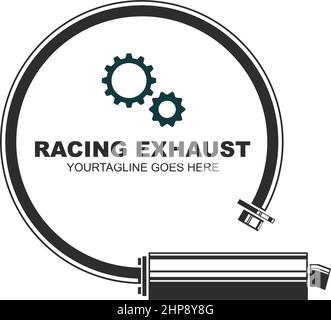 motorcycle exhaust icon vector illustration design Stock Vector
