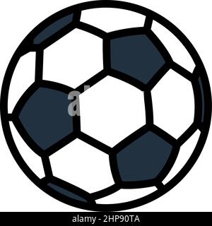 Icon Of Football Ball Stock Vector