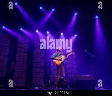 Madison, USA. 18th Feb, 2022. Langhorne Slim (Sean Scolnick) on February 18, 2022, at The Sylvee in Madison, Wisconsin (Photo by Daniel DeSlover/Sipa USA) Credit: Sipa USA/Alamy Live News Stock Photo