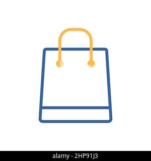 Shopping bag vector flat icon Stock Vector