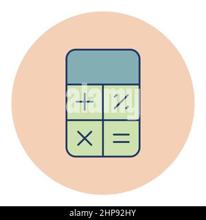 Calculator icon vector. Finances sign Stock Vector