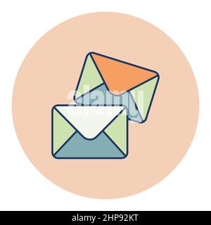 Mail outline icon. Workspace sign Stock Vector